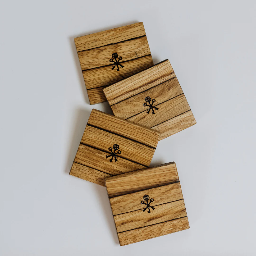 Barrel Stave Coasters (set of 4) - Image 4