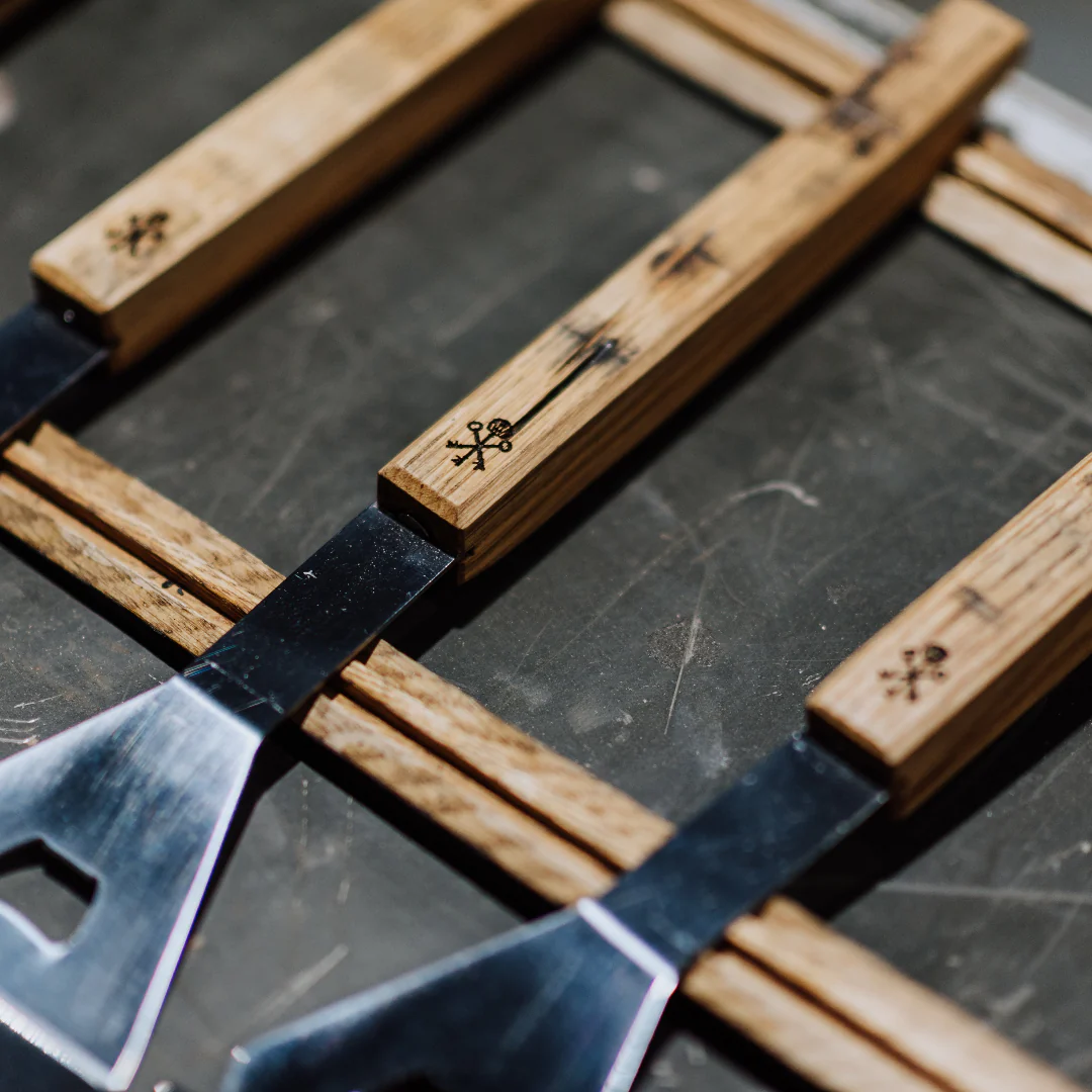 Barrel Stave Grilling Tool Set - Image 9