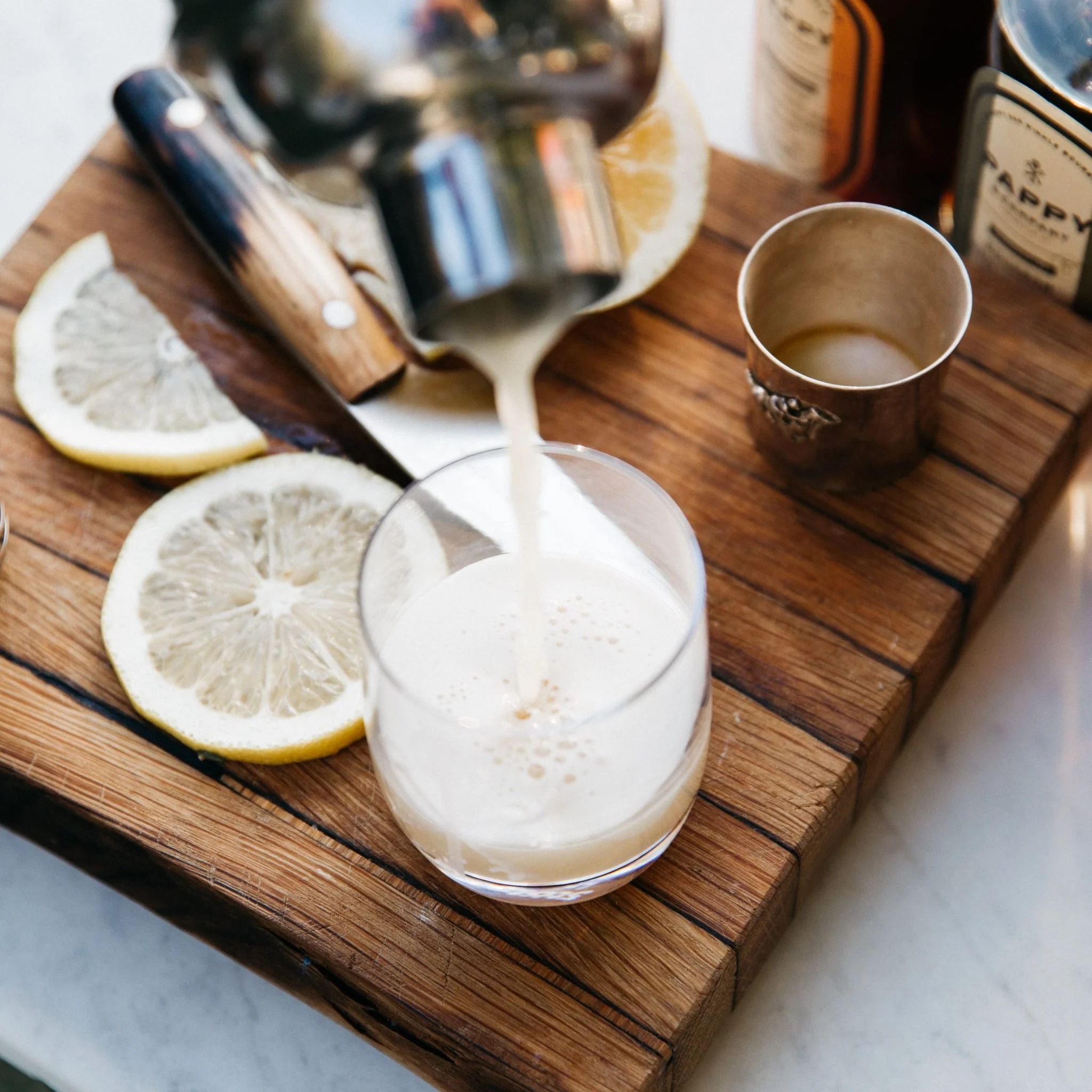 Bourbon Barrel Stave Cutting Board: Square - Image 4