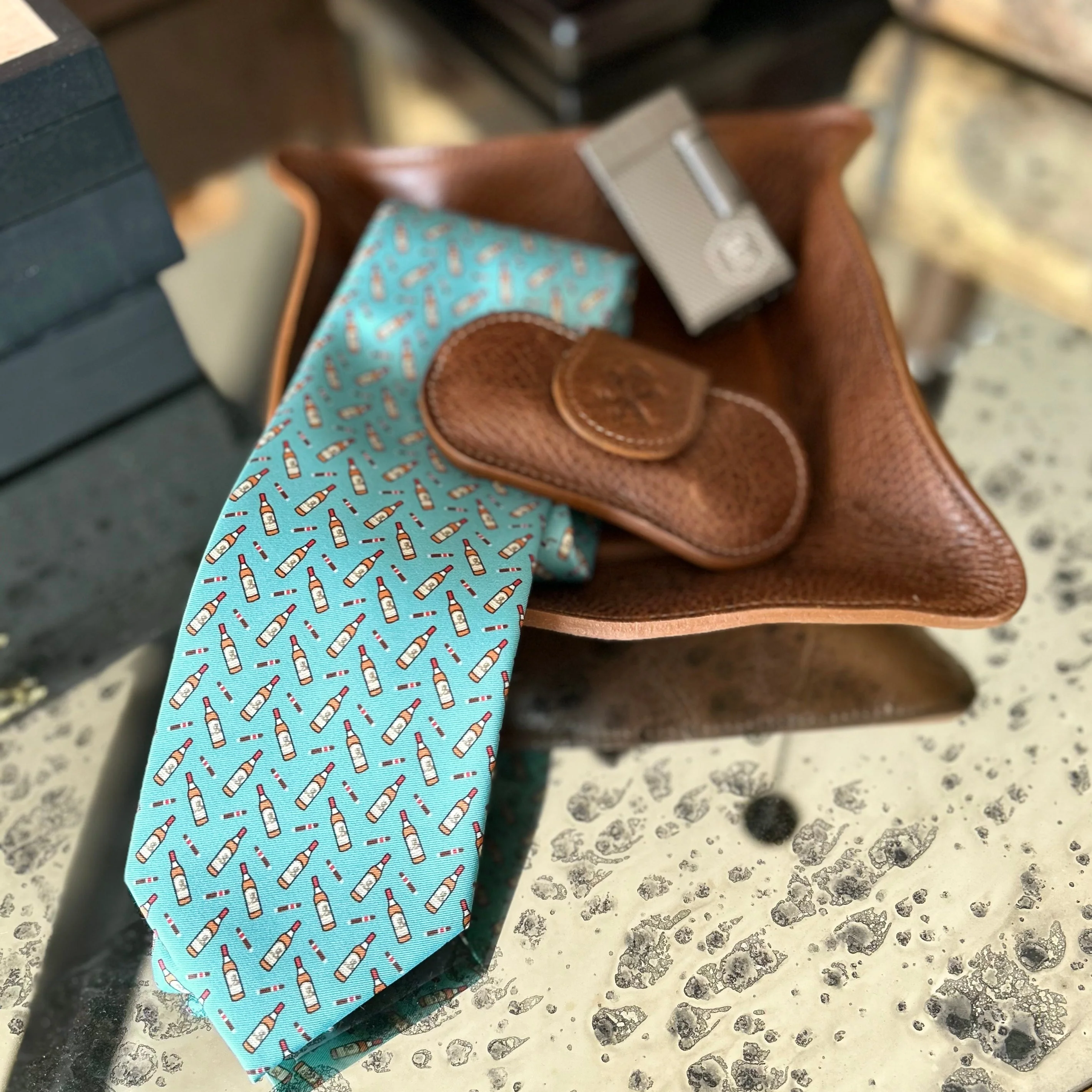 Bourbon & Cigars Necktie - Image 3