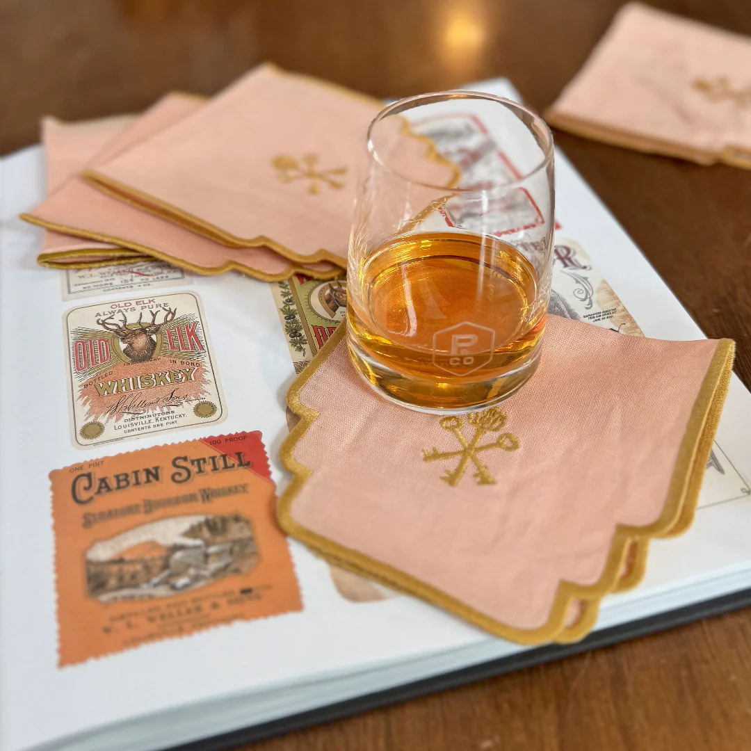 Embroidered Cocktail napkins (set of 4) - Image 5