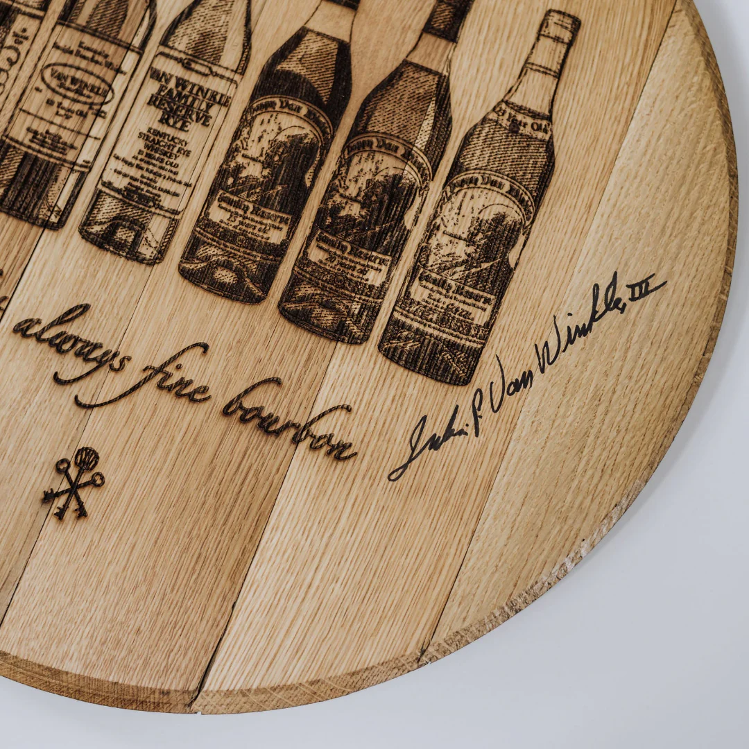 Limited Edition Authentic Bottle Flight Barrel Head - Image 6