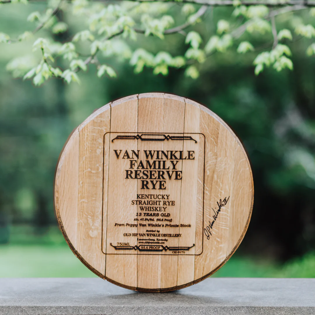 Limited Edition Authentic Van Winkle Family Reserve Rye 13-year Barrel Head - Image 4