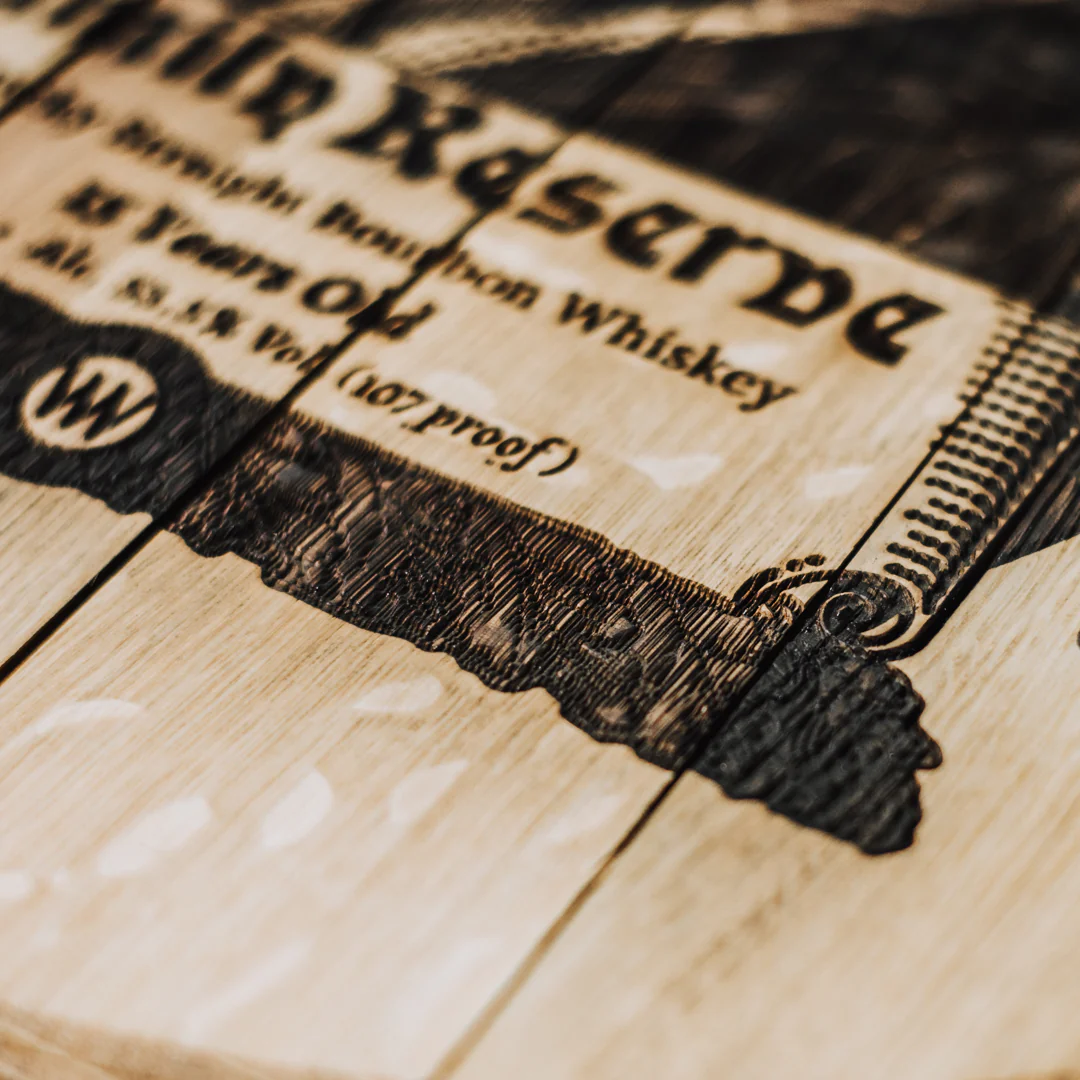 Limited Edition Authentic Pappy Van Winkle 15-year Barrel Head - Image 3