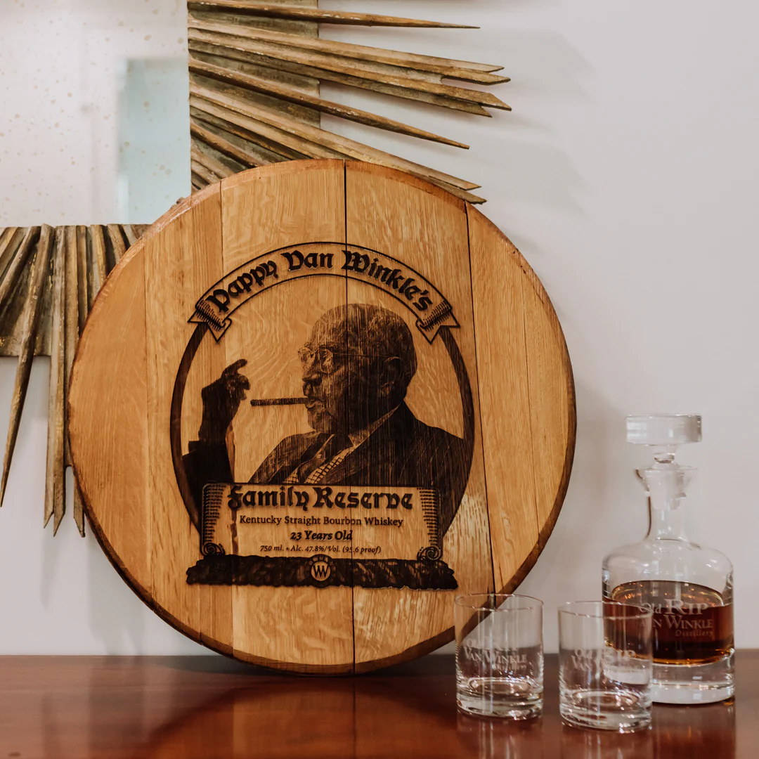 Limited Edition Authentic Pappy Van Winkle 23-year Barrel Head - Image 5