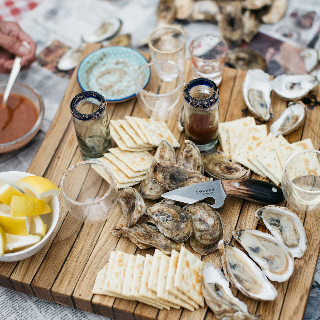 Oyster Shucker with Custom Barrel Stave Handle - Image 5