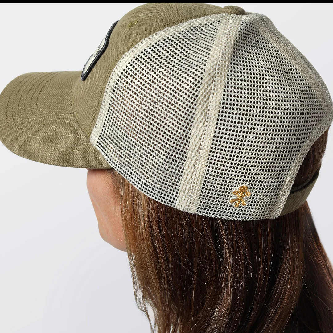 Pappy & Company Trucker Hat in Olive - Image 4