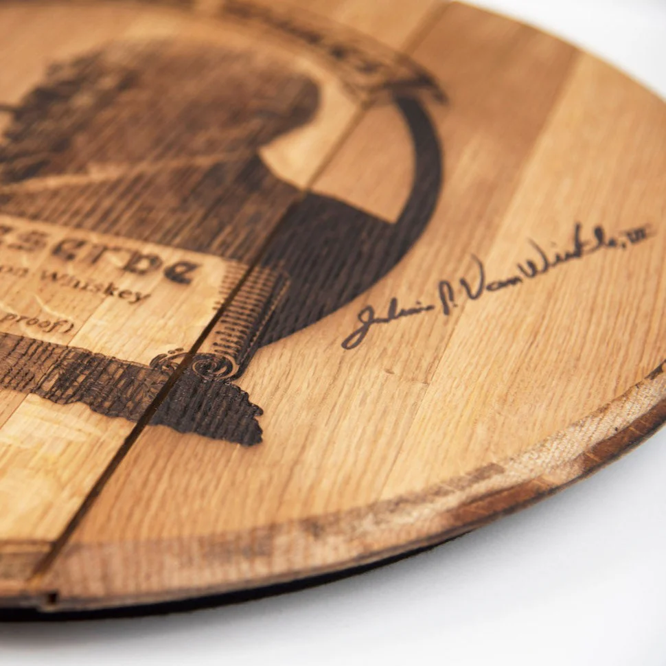 Limited Edition Authentic Pappy Van Winkle 20-year Barrel Head - Image 3