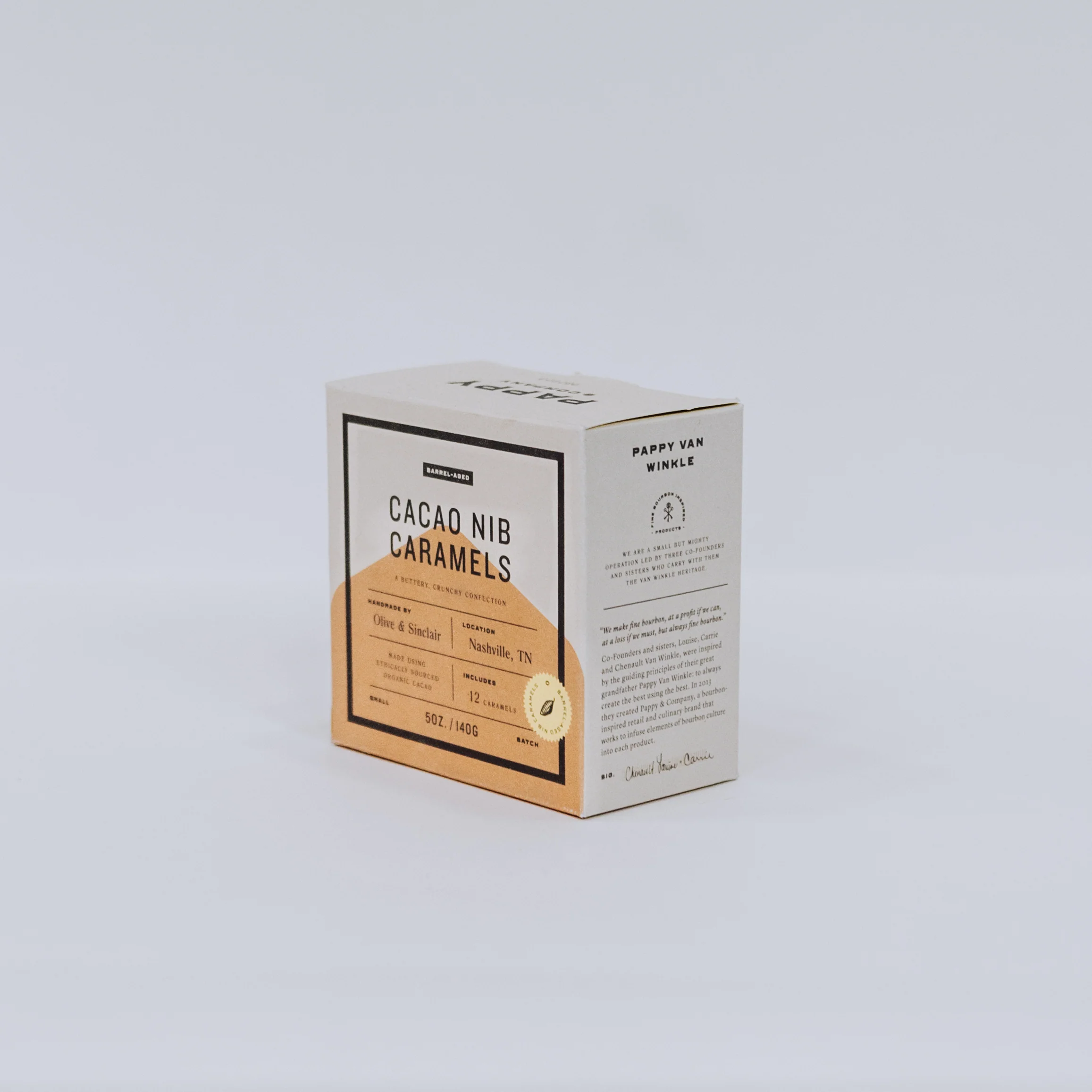 Pappy Van Winkle Barrel Aged Cacao Nib Caramels - Image 4