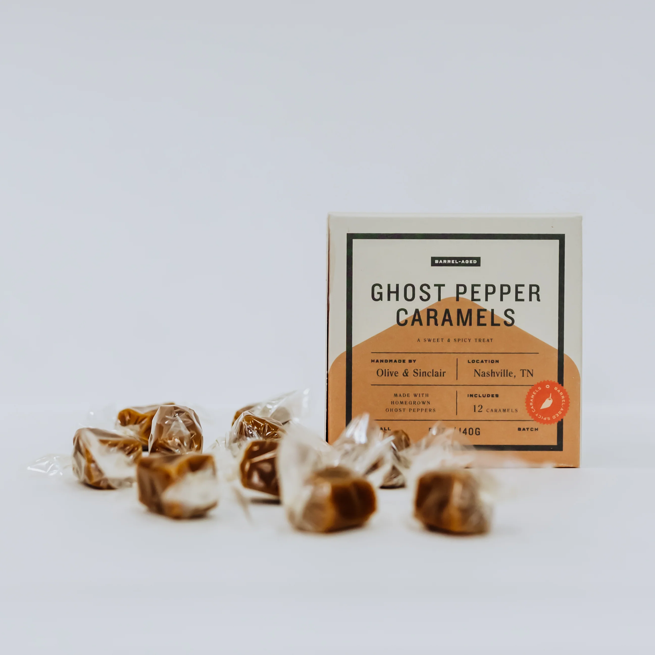 Pappy Van Winkle Barrel Aged Ghost Pepper Caramels - Image 5