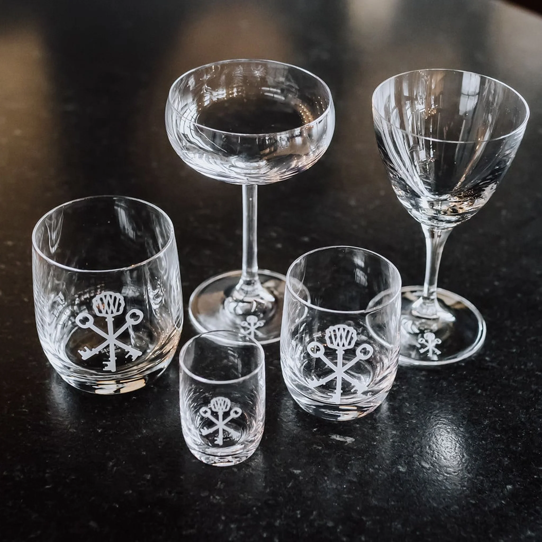 Signature Keys Nick and Nora Cocktail Glasses (Set of 2) - Image 5