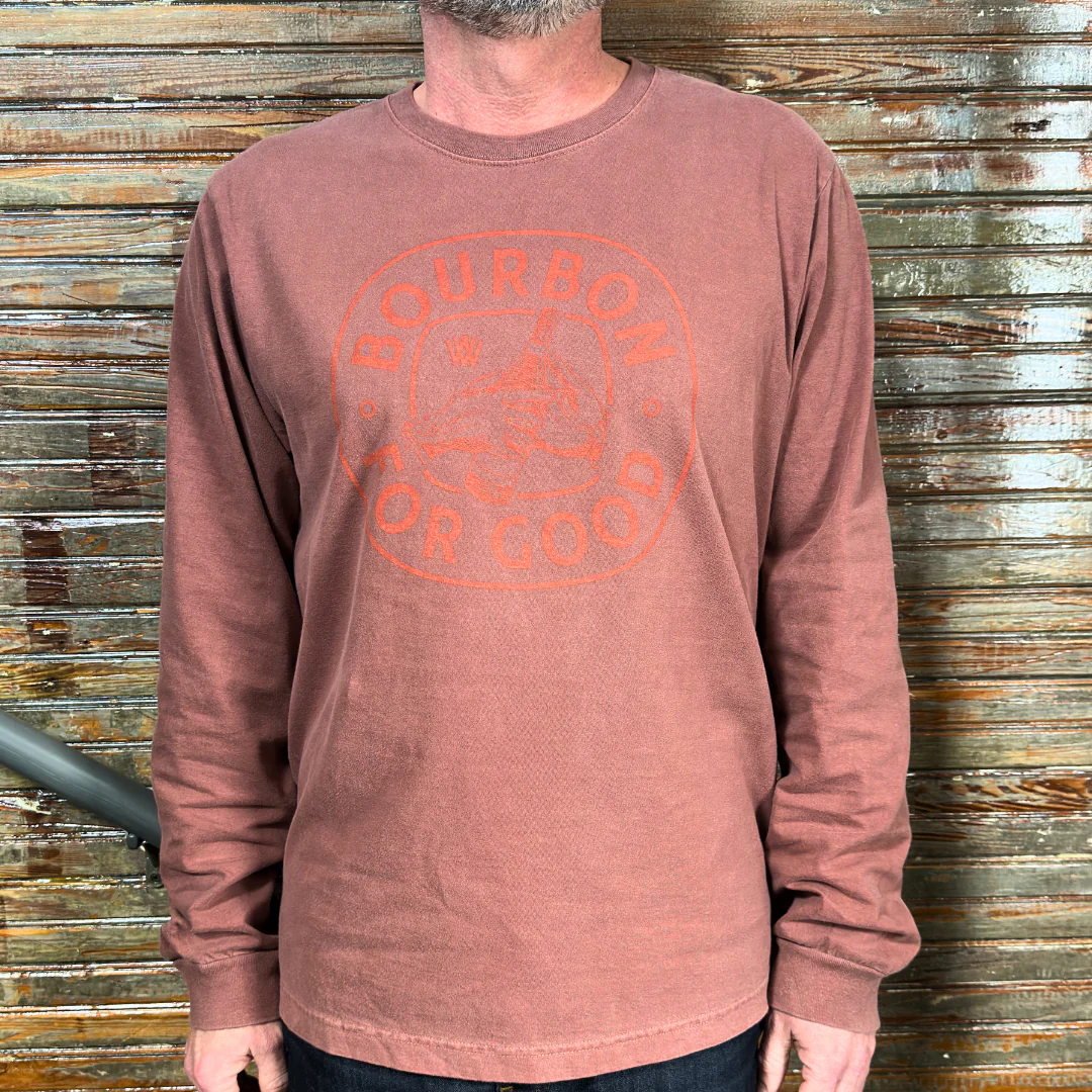 Unisex Long Sleeve Bourbon For Good T-shirt - Image 3
